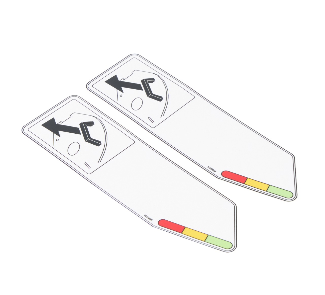 1031017 LABEL SET, BRUSH INDICATOR & REMOVAL alt 1