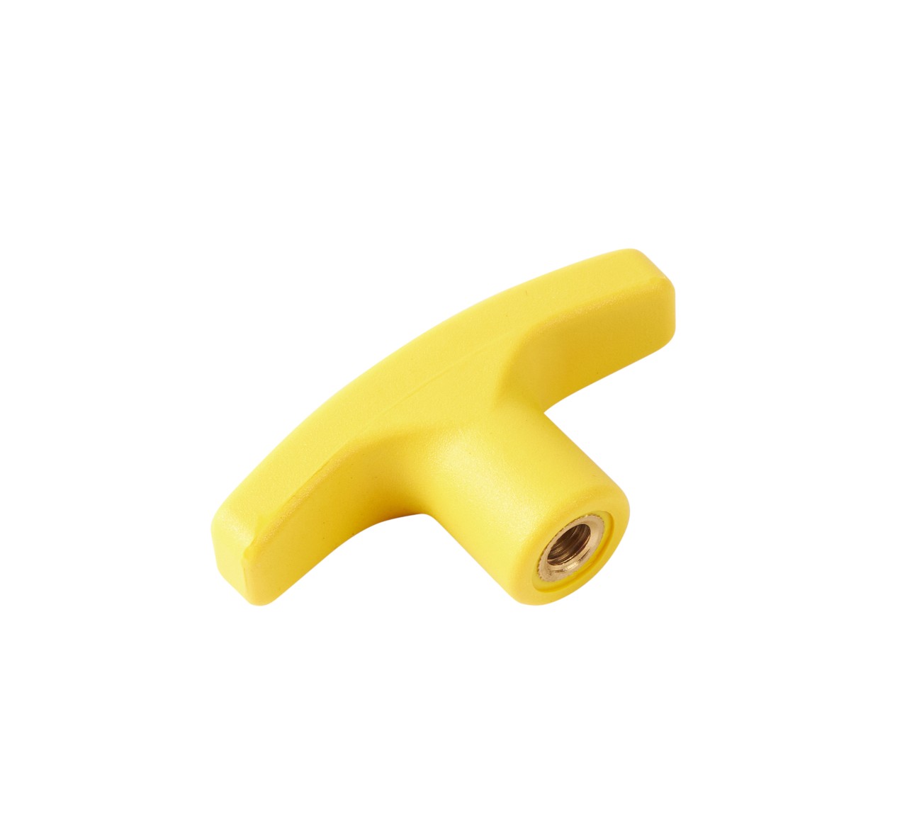 4031894 HANDLE, T, M8 X 1.25, PULL, YEL alt 1