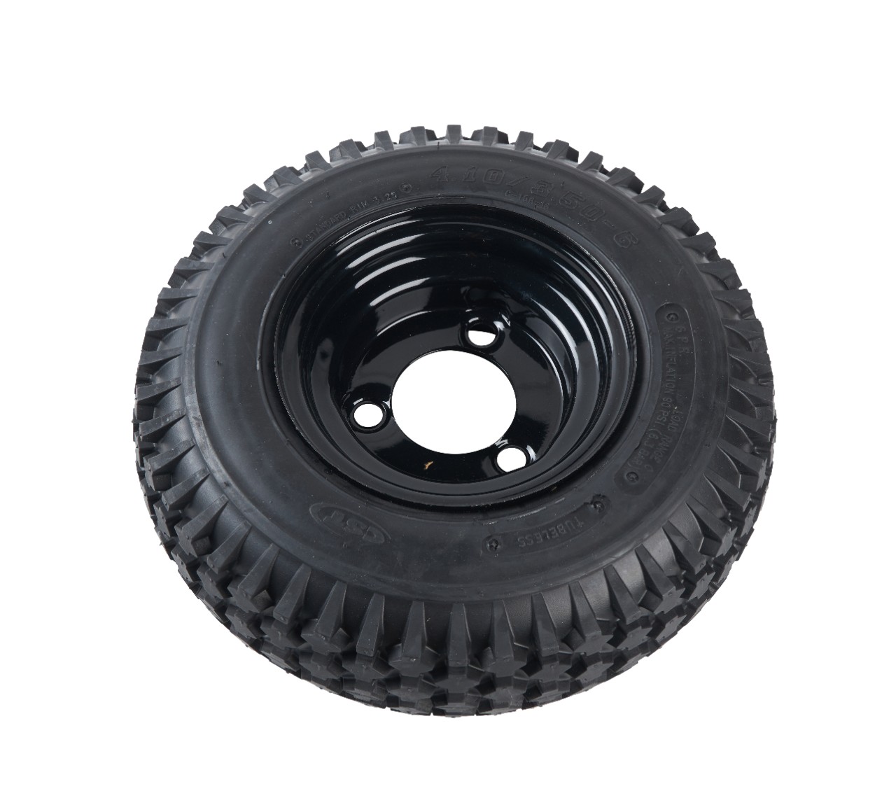 1244372 TIRE ASSY, PNEU, BLK, 4.10/3.5-06 3.5BC alt 1