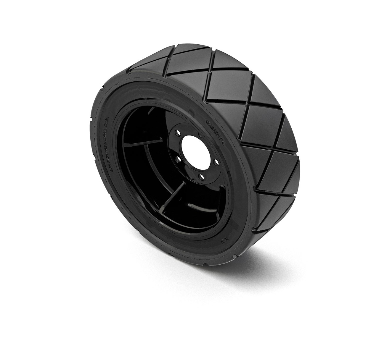 1059343 Solid Hi Traction Tire & Rim Assembly alt 1