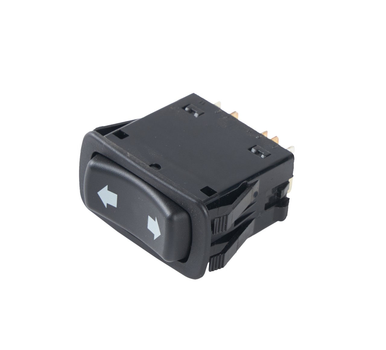 1223393 SWITCH, ROCKER, DPDT, ON / NONE / ON alt 1