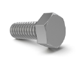 11329 Stainless Steel Hex Screw - M6 Thread x 0.787 in alt 1