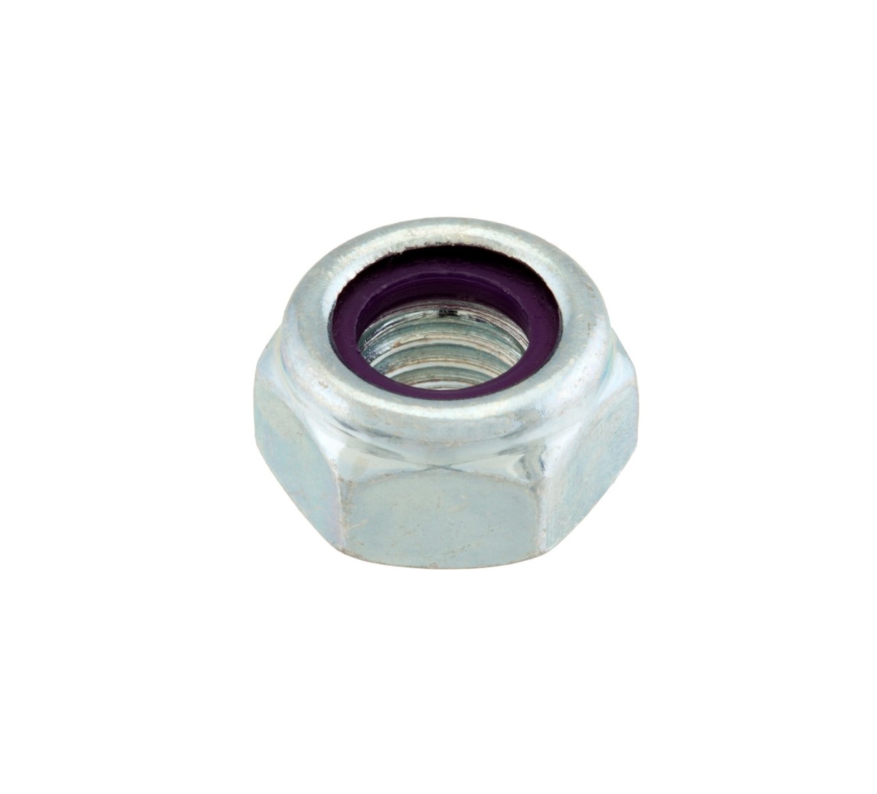 41430 Steel Hex Lock Nut - 0.669 x 0.394 in alt 1