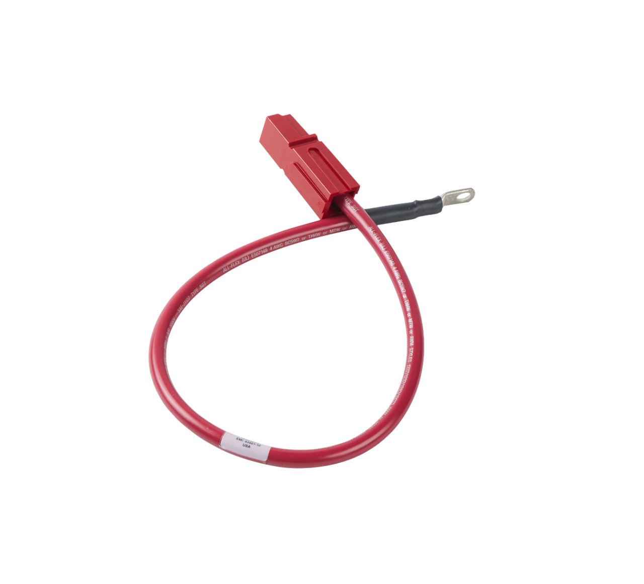 1262285 CABLE, 04GA 20.0L RED .31RING /[PP120] alt 2