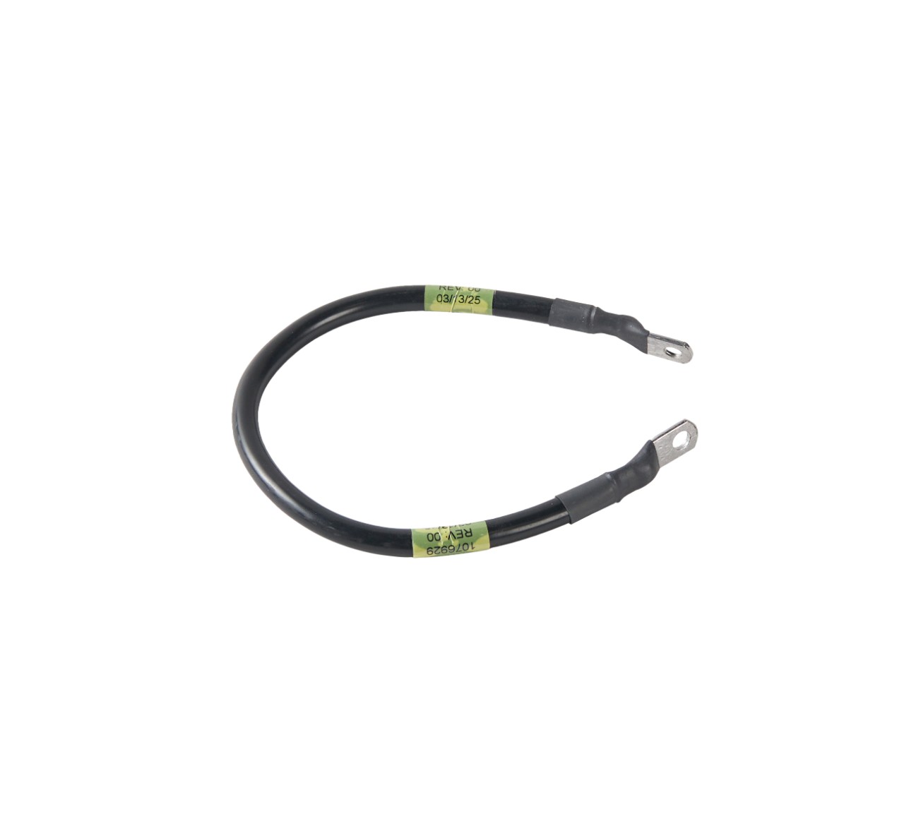 4231977 CABLE, 04GA 15.0L BLK, .25RING/.25RING alt 1