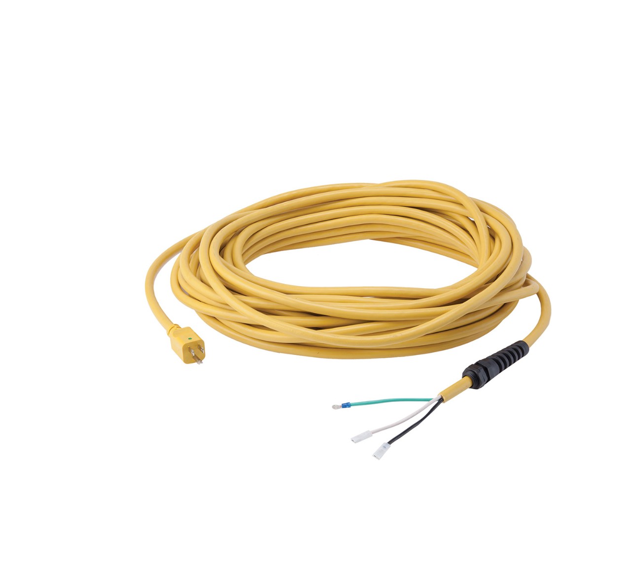 610974 Cordon d'alimentation jaune avec réducteurs de tension - 75 pi / 23 m alt 1