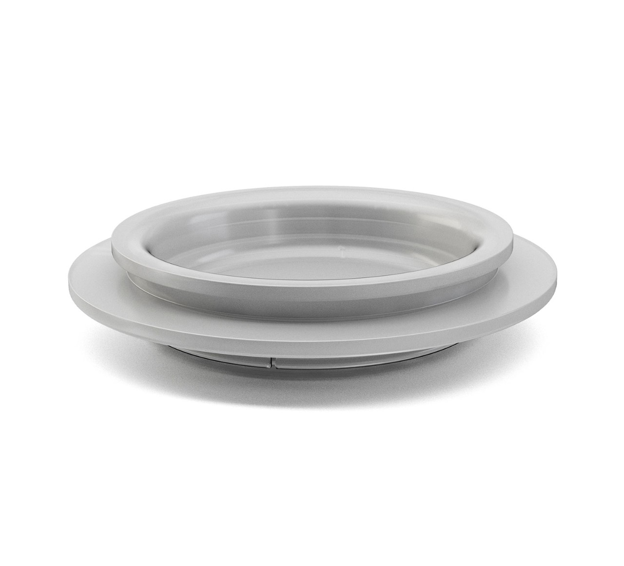 86636 Natural Polyethylene Cap Plug - 5.31 OD x 3.95 ID x 1.02 in alt 1