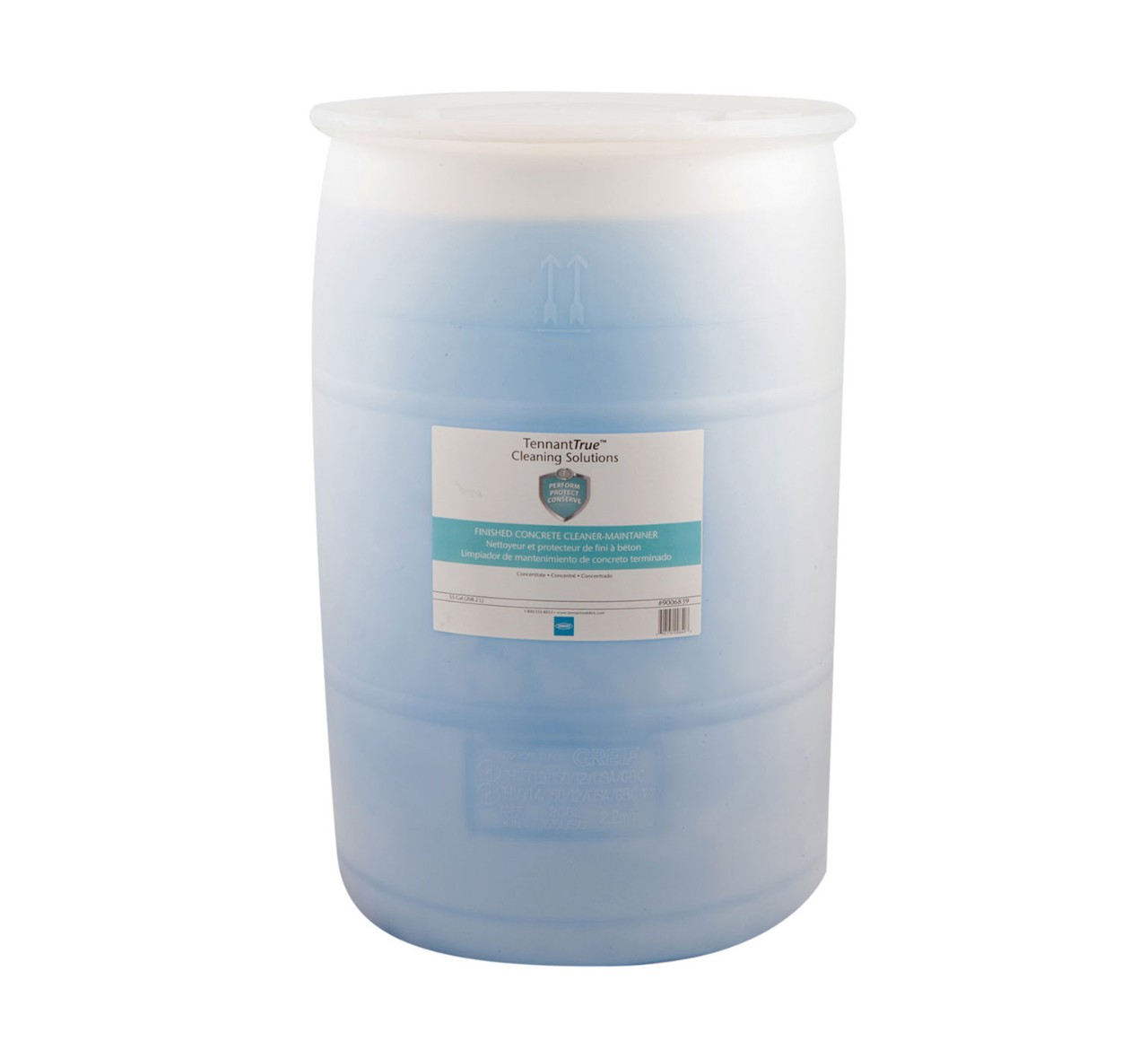 9006839 Light Blue Concrete Cleaner Maintainer – 55 gallon alt 1