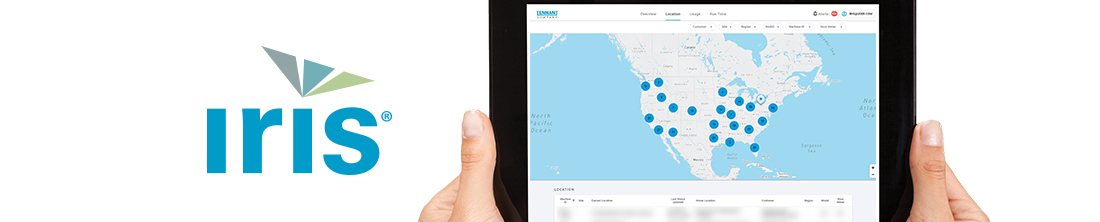 Tennant’s IRIS Asset Manager helps you manage your floor cleaning equipment fleet in your facility