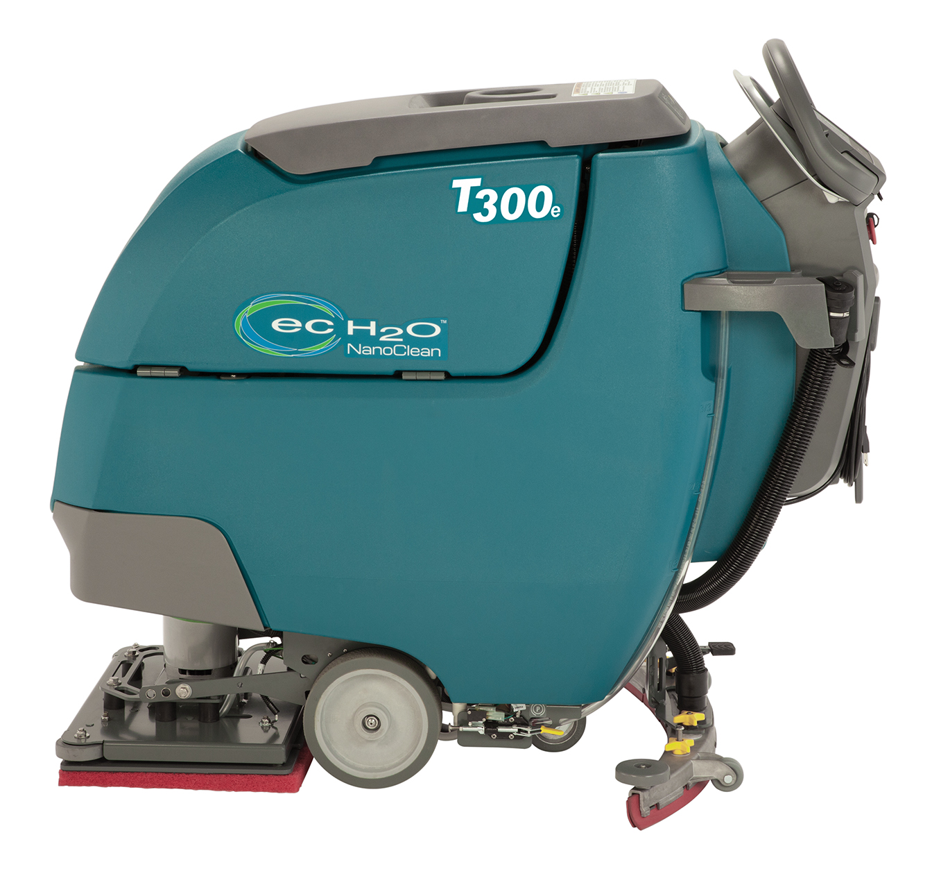 Tête de récurage sur la machine orbitale T300e Tennant Tête de récurage sur la machine orbitale T300e Tennant