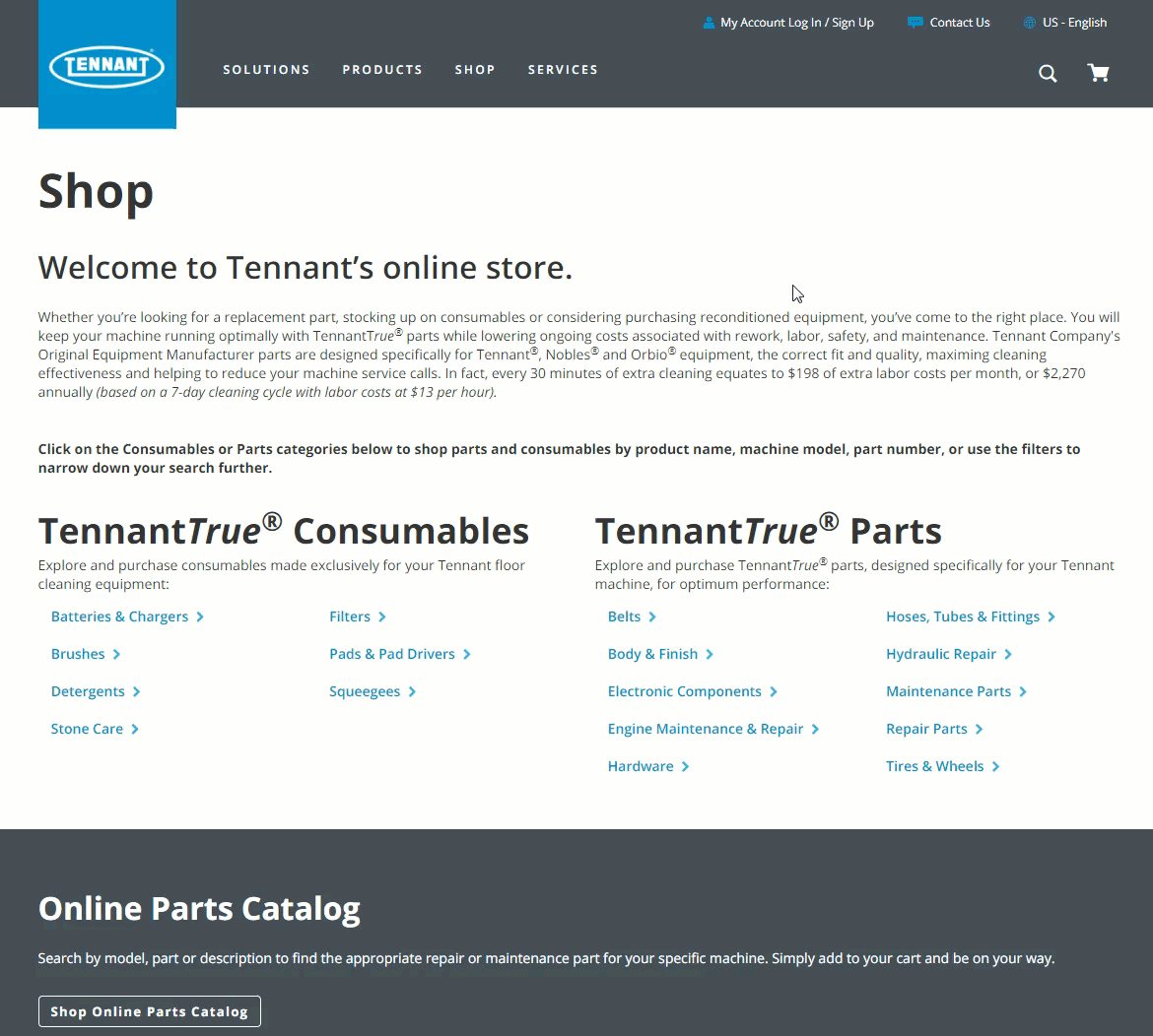 Tennant Sammelbestellungsfeld Tennant Sammelbestellungsfeld