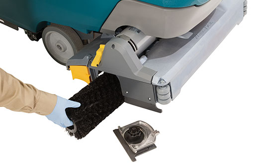 cleaner changing the brush of T500-T500e cleaner changing the brush of T500-T500e