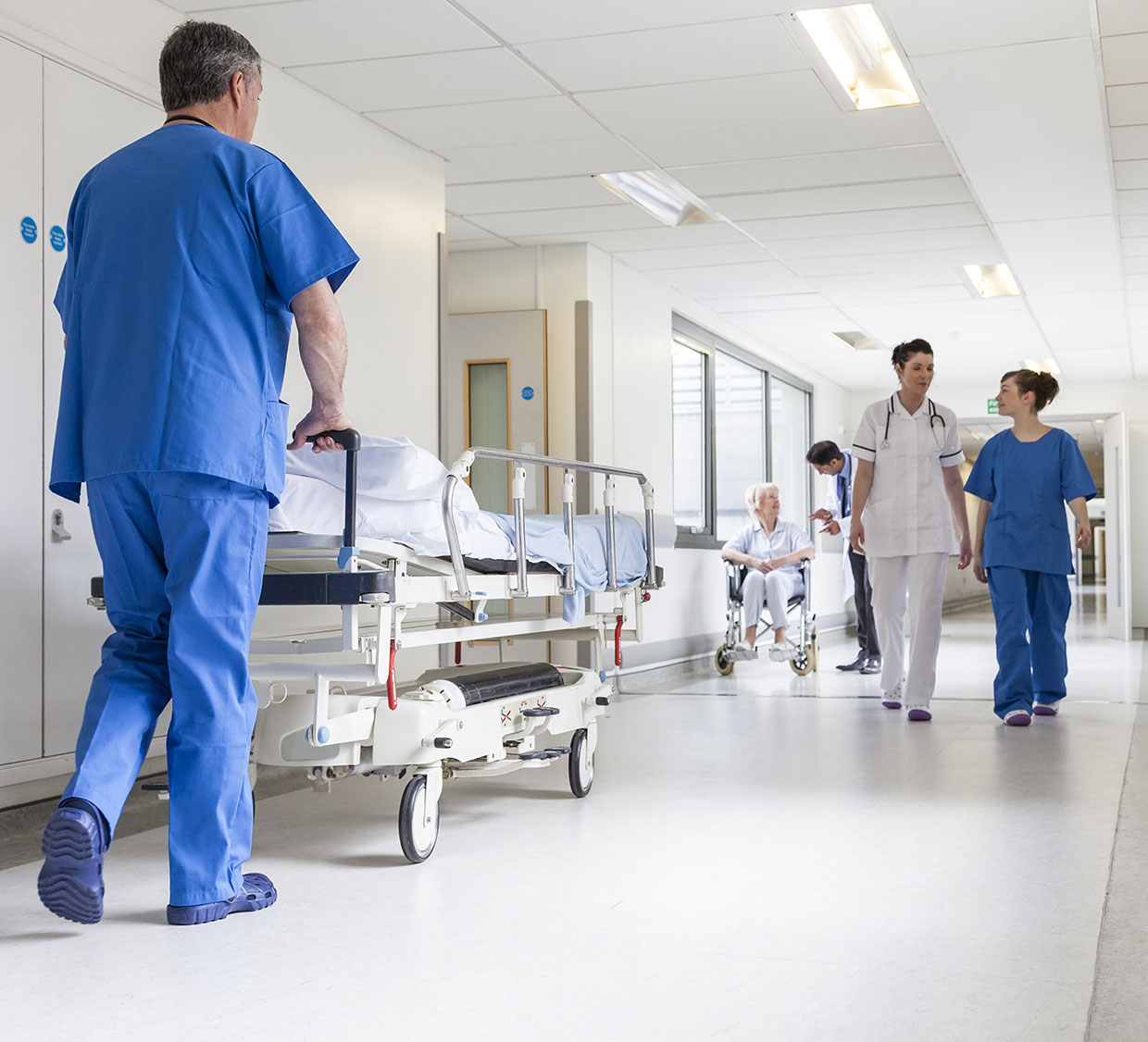 Clean Healthcare Hallway Clean Healthcare Hallway