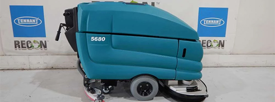 Tennant's 5680 Used Recon Floor Scrubber on display Tennant's 5680 Used Recon Floor Scrubber on display