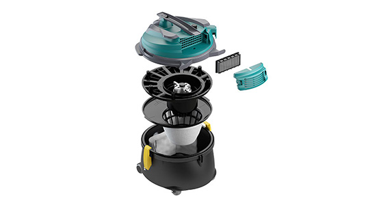 V-CAN-16 Dry Canister Vacuum with HEPA filter