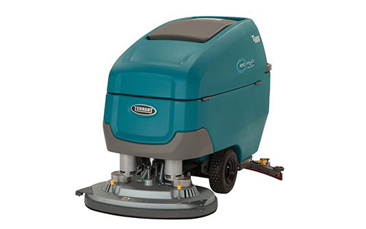 Mid-sized floor scrubbers are very versatile in the spaces they can clean. These walk-behind scrubbers are used in retail, healthcare, education, and even some small manufacturing or industrial settings.