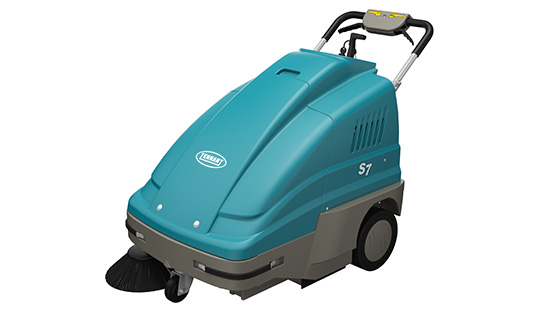 Small sweepers are ideal for office spaces, cafeterias or other smaller spaces.