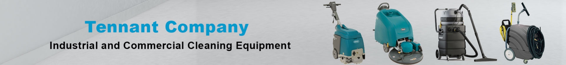 tennant cleaning equipment banner