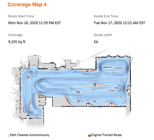 T7AMR Cleaning Map
