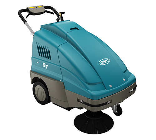 Tennant S6 and S7 Walk-Behind Battery Sweepers Tennant S6 and S7 Walk-Behind Battery Sweepers
