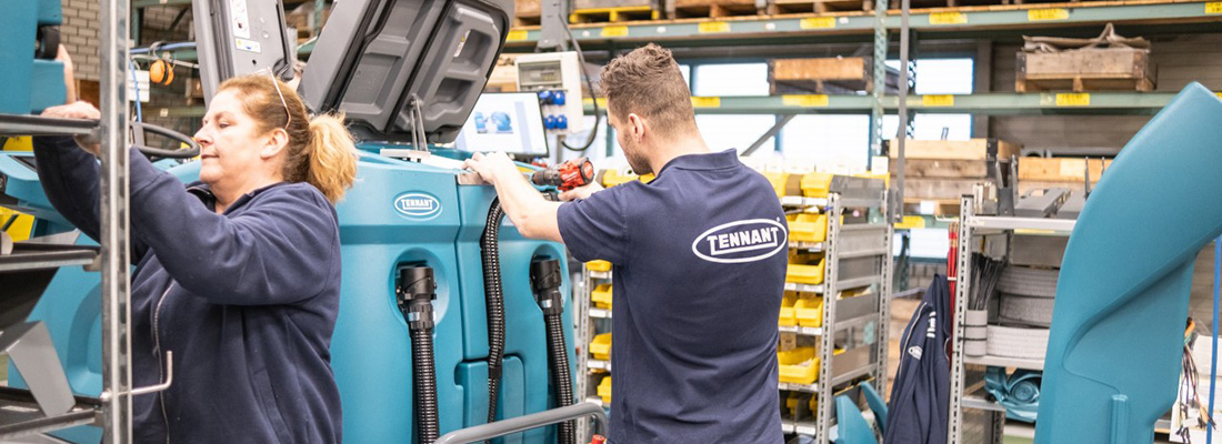 Tennant Company begins manufacturing the T16AMR Autonomous Cleaning Robots in Europe Tennant Company begins manufacturing the T16AMR Autonomous Cleaning Robots in Europe