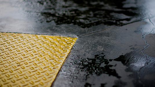 Wet floor Wet floor