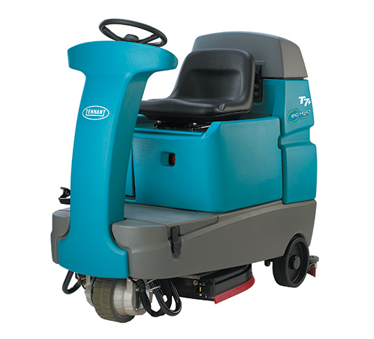 T7+ Ride-On Floor Scrubber