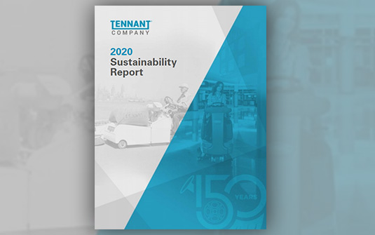 2020 Tennant Sustainability Report Cover 2020 Tennant Sustainability Report Cover