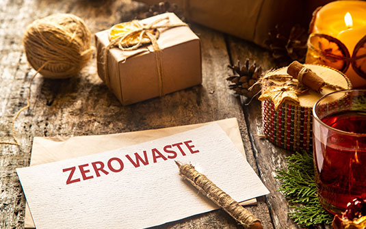 sustainable zero waste holiday gift wrapped in paper and twine sustainable zero waste holiday gift wrapped in paper and twine