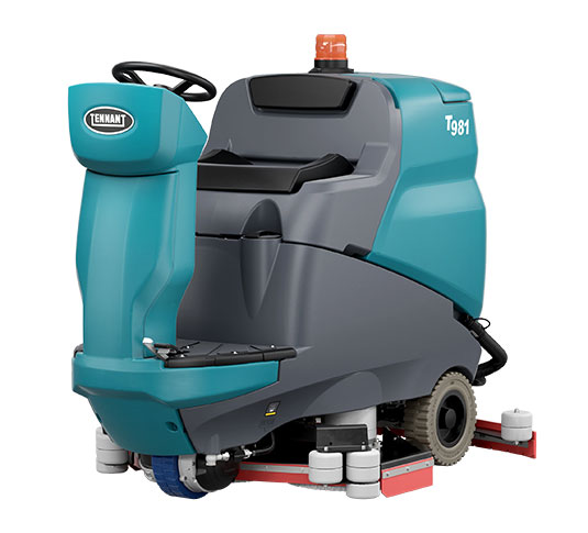 T981 Ride-On Floor Scrubber