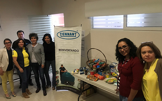 Tennant México coordina una campaña benéfica Tennant México coordina una campaña benéfica