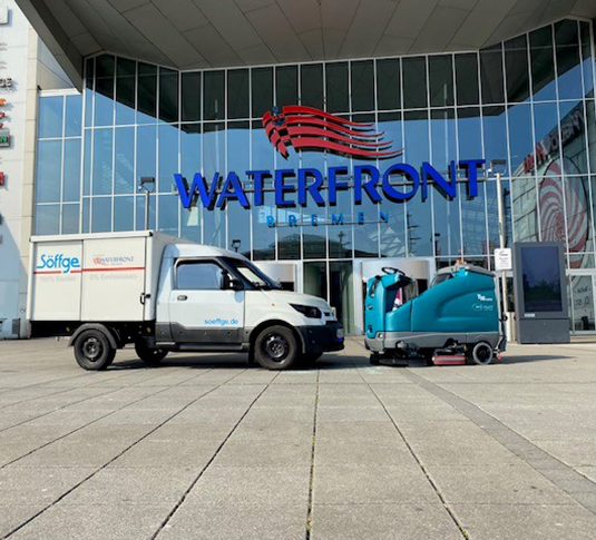 Transformación del mantenimiento del centro comercial en Bremen Waterfront