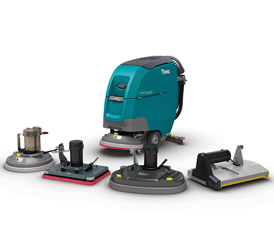 Restregadora de operador caminando Tennant T300e