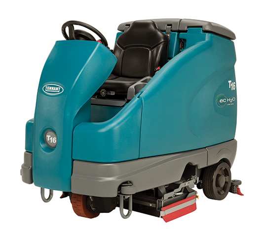 Récureuse autoportée alimentée par batterie T16 de Tennant Récureuse autoportée alimentée par batterie T16 de Tennant