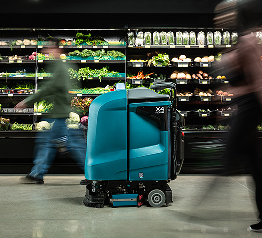 X4 ROVR in un negozio di alimentari