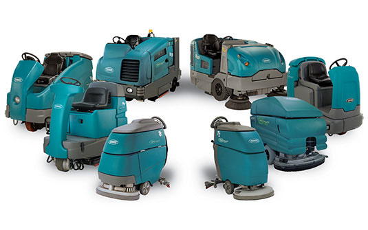 地板清洁机器的机器设备群
