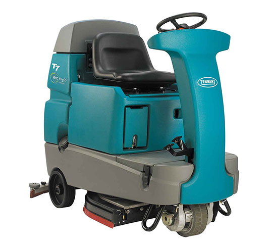 Speed Scrub Ride on Floor Scrubber t-7 Details about   Tennant-Nobles 