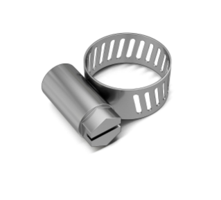 43844 Stainless Steel Hose Clamp - 0.25 - 0.62 in x 0.31 in alt 