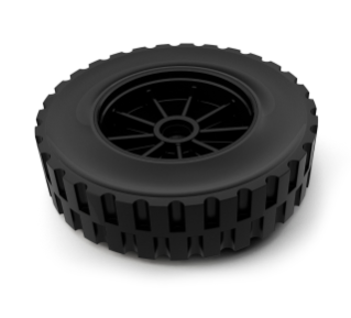 1061961 Solid Tire Assembly alt 